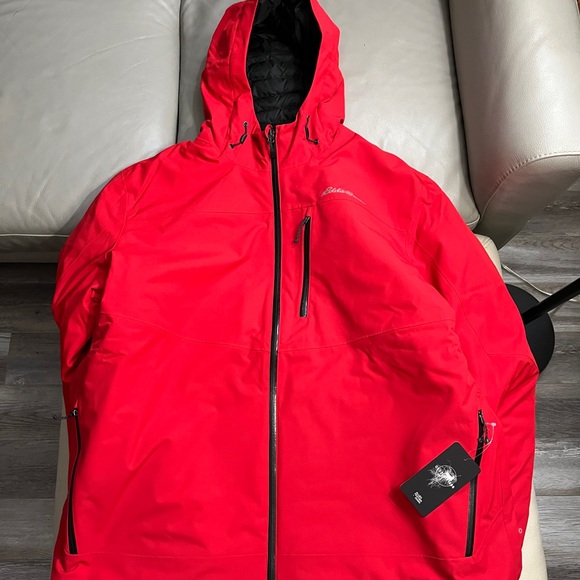 NWT - Eddie Bauer Men’s Weatheredge Down Parka 650 Fill - Size XXL - Picture 7 of 15